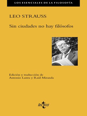 cover image of Sin ciudades no hay filósofos
